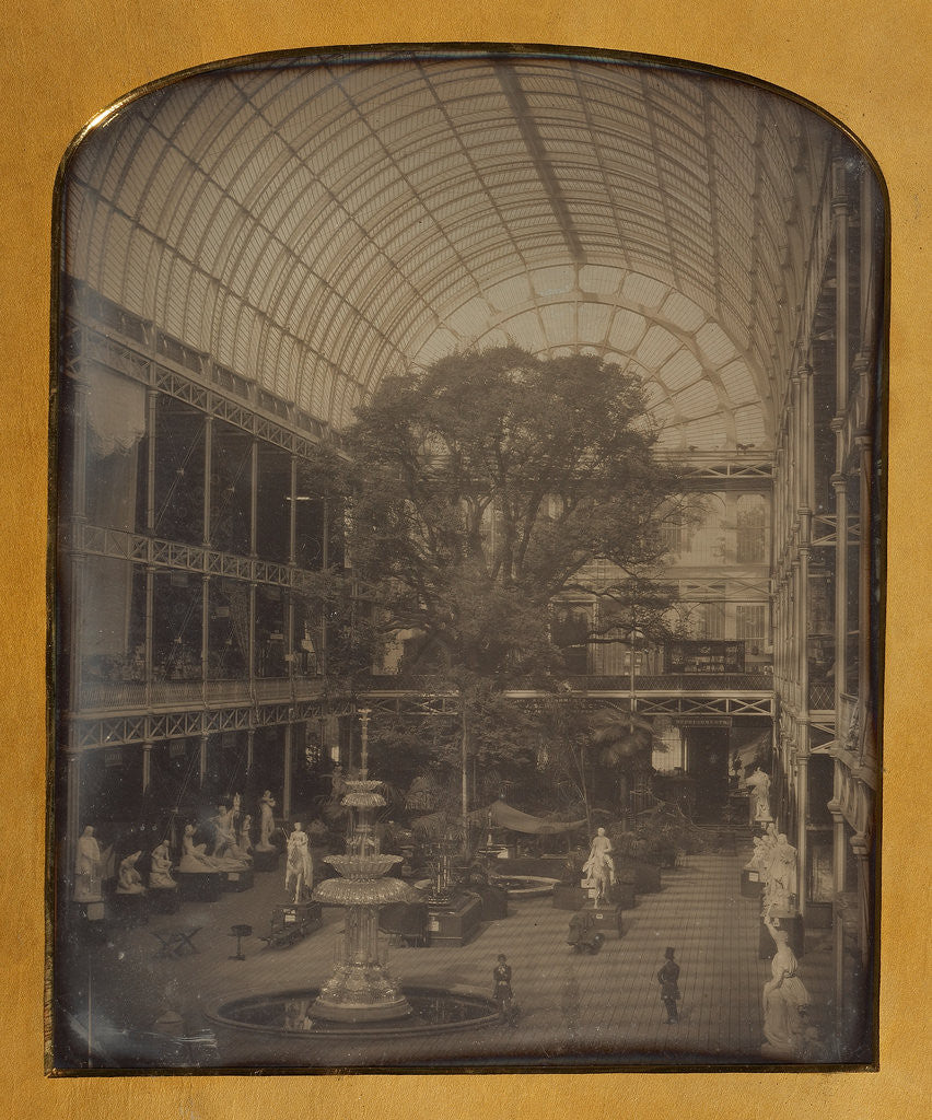 Detail of The Crystal Palace at Hyde Park, London by John Jabez Edwin Mayall