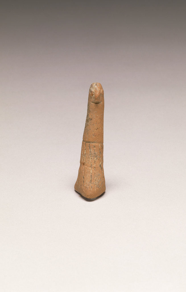 Detail of Neolithic standing figurine by Anonymous