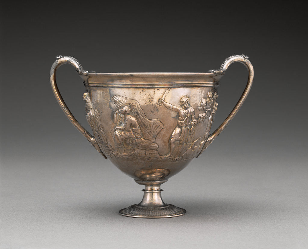 Detail of Two-handled Cup with Relief Decoration by Anonymous