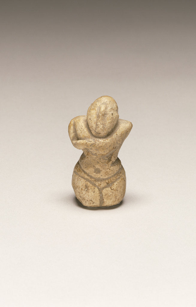 Detail of Fragmentary Neolithic standing female figurine by Anonymous