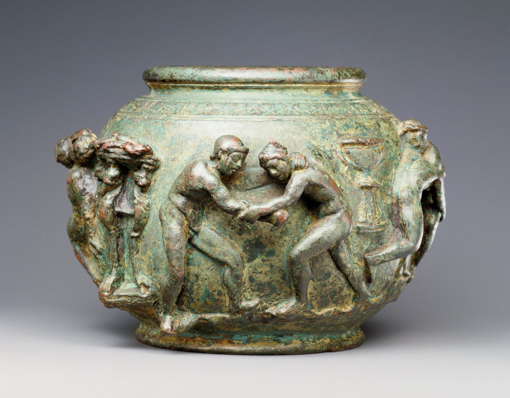 Detail of Situla with a Frieze of Athletic Contests by Anonymous