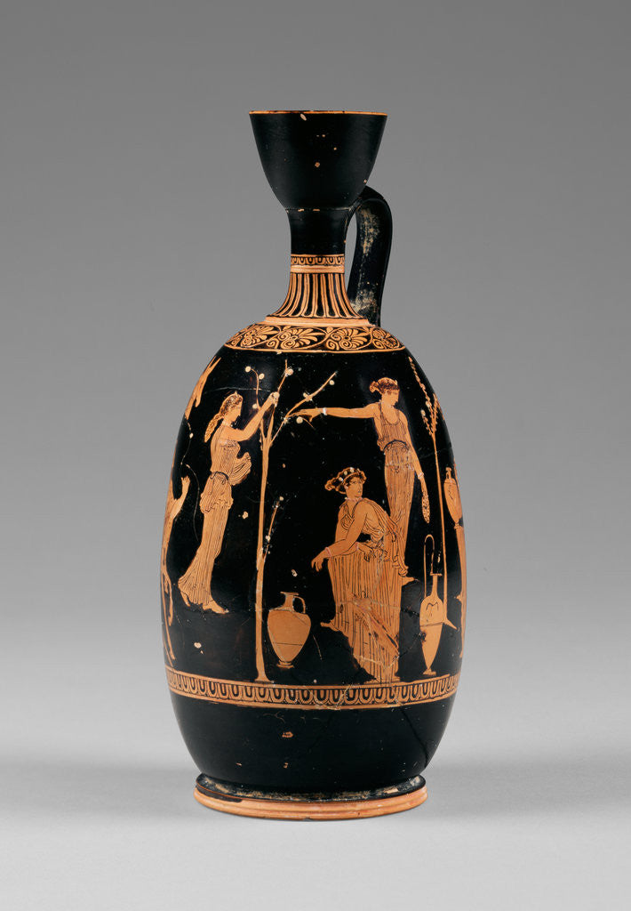 Detail of Attic Red-Figure Lekythos by Circle of Meidias Painter
