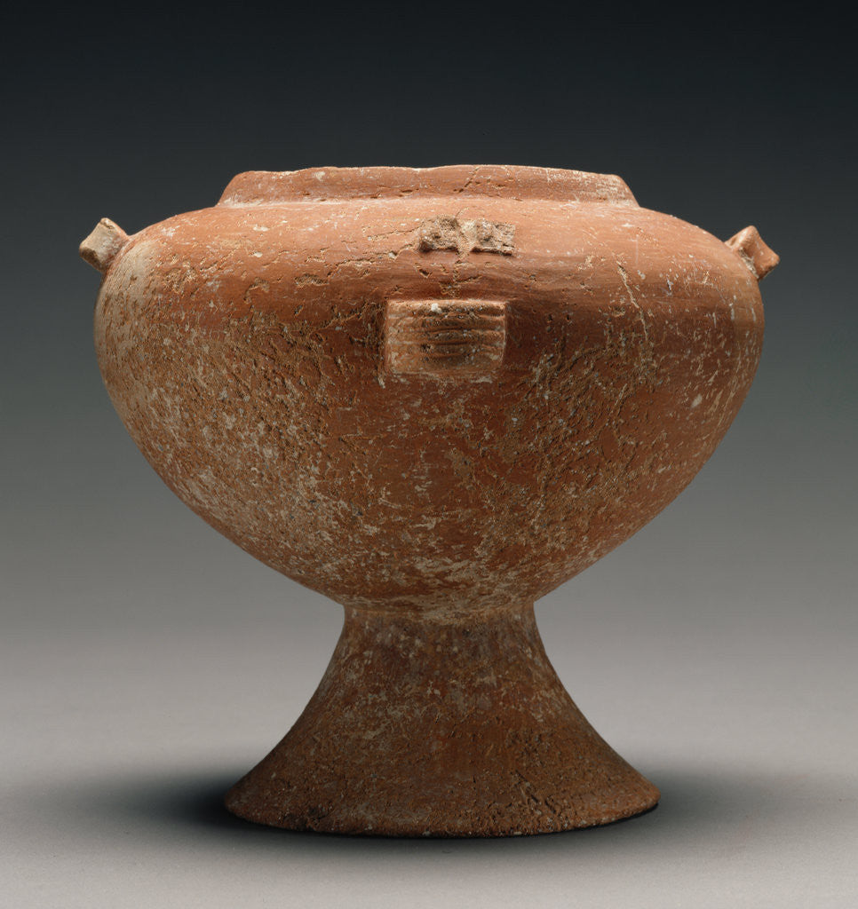 Detail of Spherical Pyxis with Pedestal Foot of the Syros Type by Anonymous