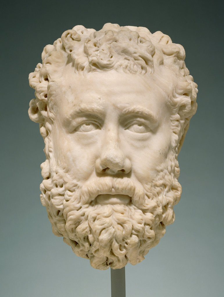 Detail of Portrait of a Bearded Man by Anonymous