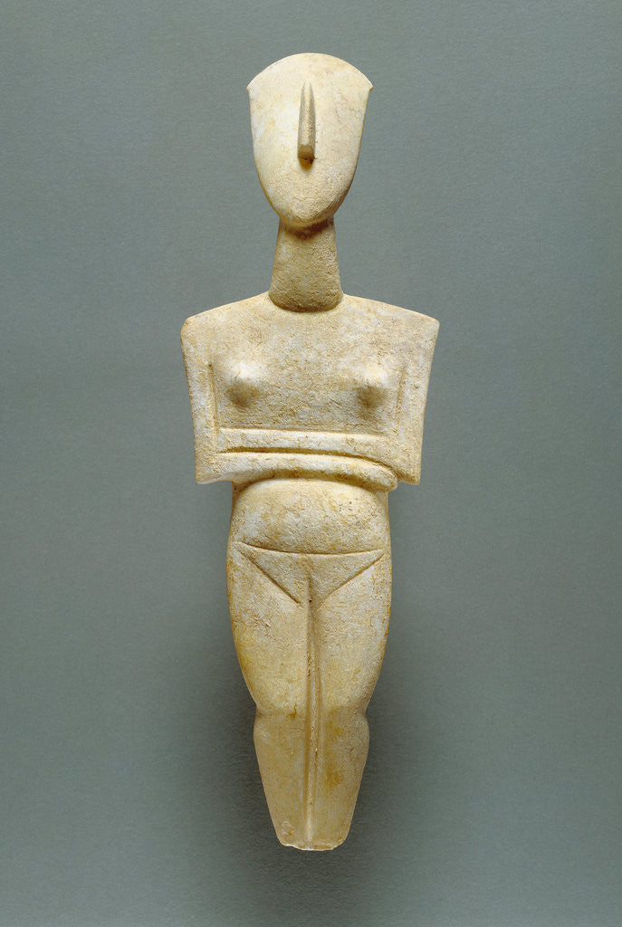 Detail of Female Figure of the Late Spedos Type by the Schuster Master