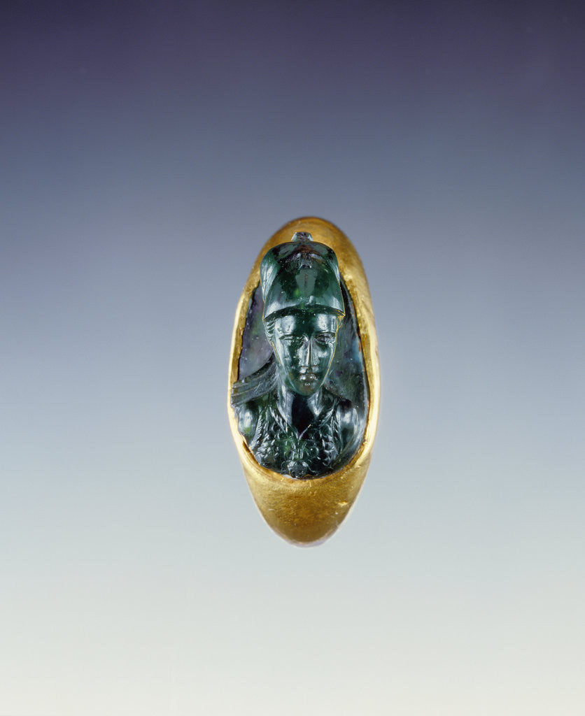 Detail of Cameo Gem Set Into a Hollow Ring by Anonymous