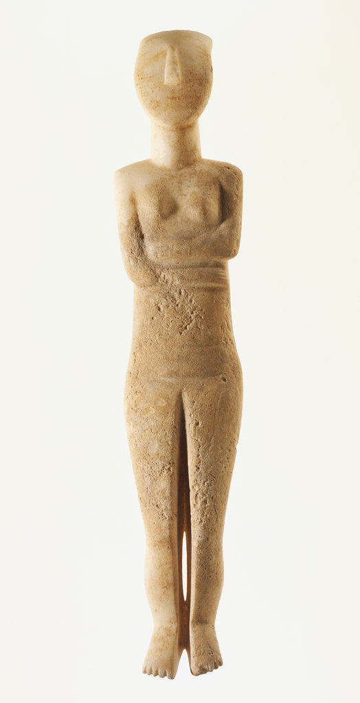 Detail of Female Figure of the Early Spedos Type by Anonymous