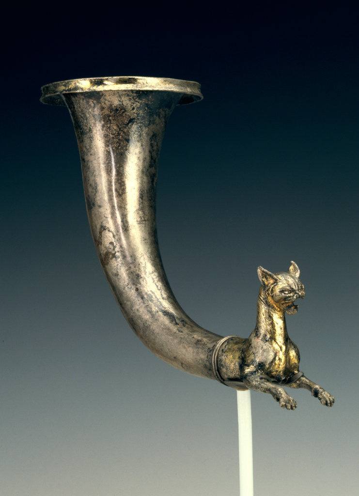 Detail of Lynx Rhyton by Anonymous