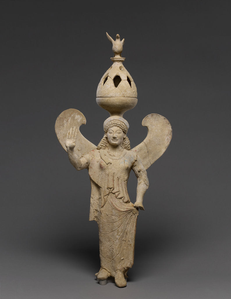 Detail of Thymiaterion Supported by a Statuette of Nike by Anonymous