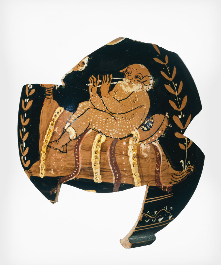 Detail of Fragment of an Apulian Squat Lekythos by Workshop of the Darius Painter