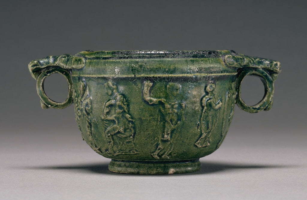 Detail of Lead-Glazed Skyphos by Anonymous
