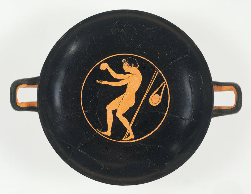 Detail of Attic Red-Figure Cup Type C by the Ambrosios Painter