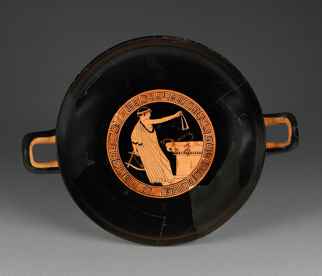 Detail of Attic Red-Figure Cup by Brygos Painter