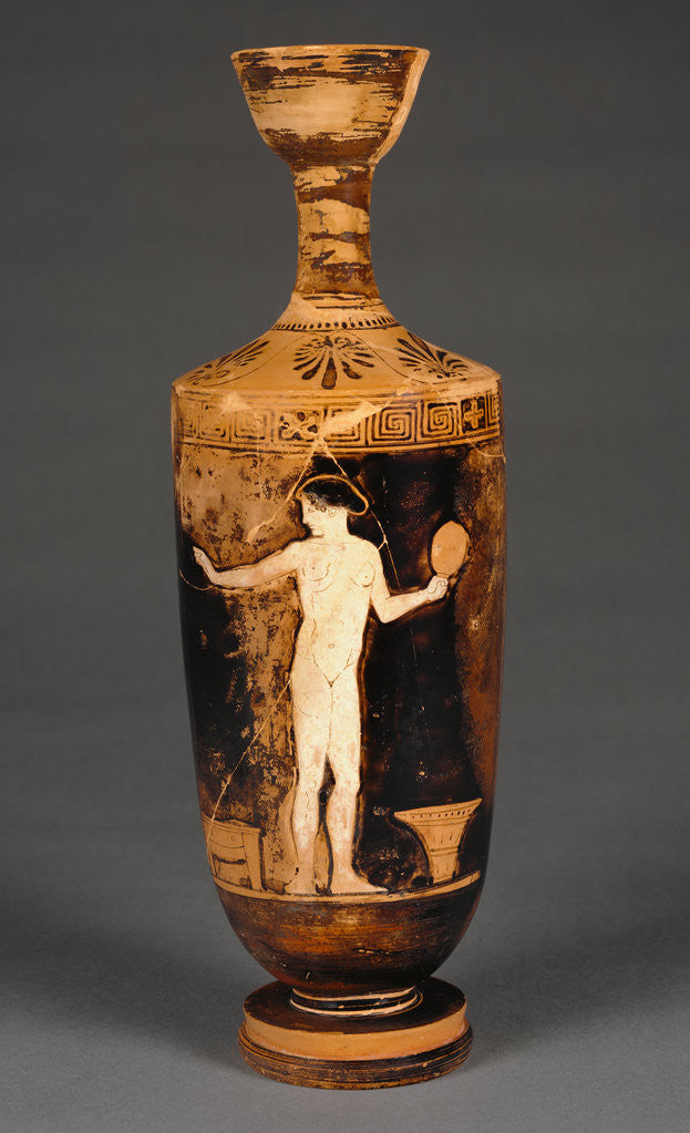 Detail of Attic Red-Figure Lekythos by Circle of Phiale Painter