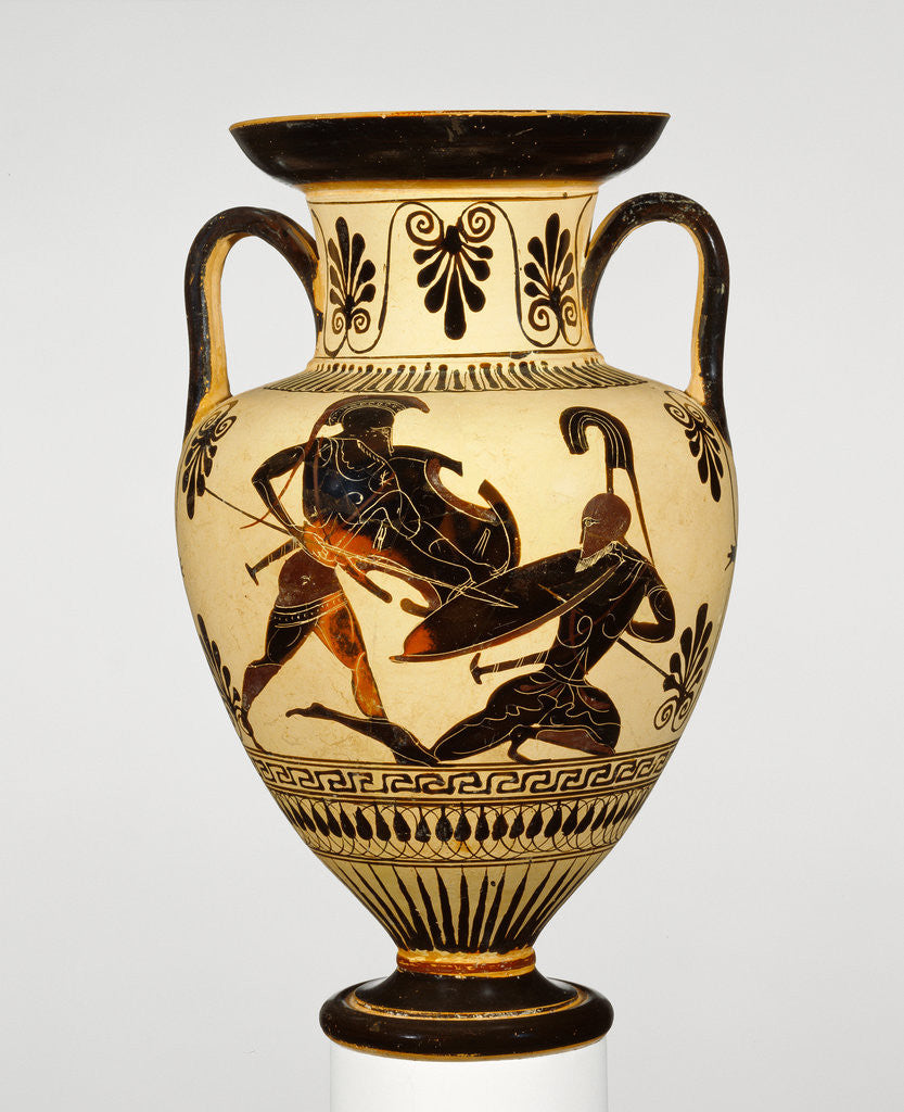 Detail of Attic Black-Figure Neck Amphora by Anonymous