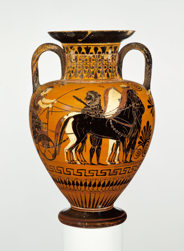 Detail of Attic Black-Figure Neck-Amphora by Bareiss Painter
