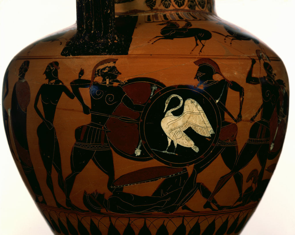 Detail of Attic Black-Figure Neck Amphora by Painter of London