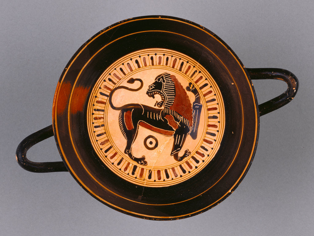 Detail of Black-Figure Kylix by Hunt Painter