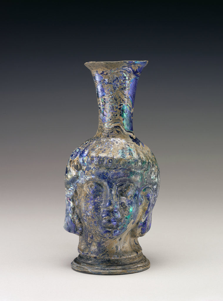 Detail of Head Flask by Anonymous