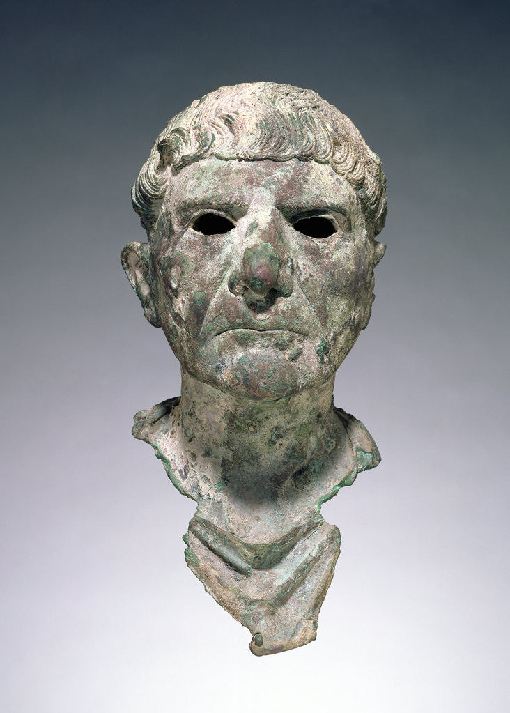 Detail of Bust of a Man by Anonymous