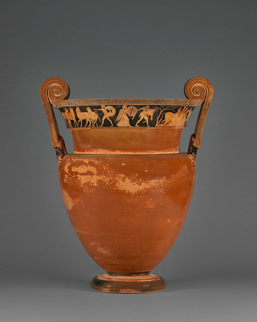 Detail of Attic Red-Figure Volute Krater by Kleophrades Painter and a pupil