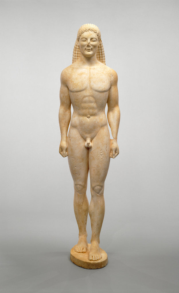 Detail of Kouros by Anonymous