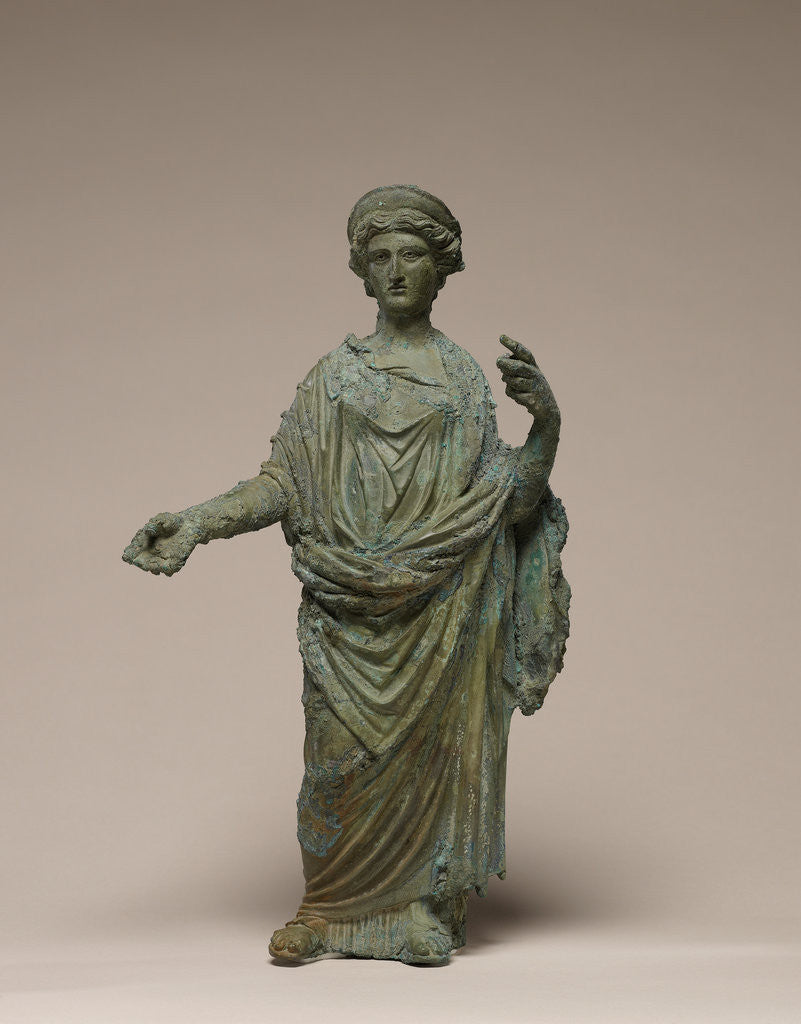 Detail of Statuette of a Goddess, probably Ceres or Juno by Anonymous
