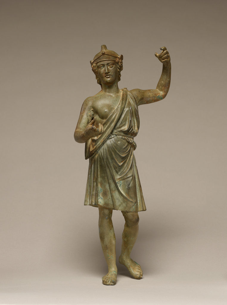 Detail of Statuette of Roma or Virtus by Anonymous