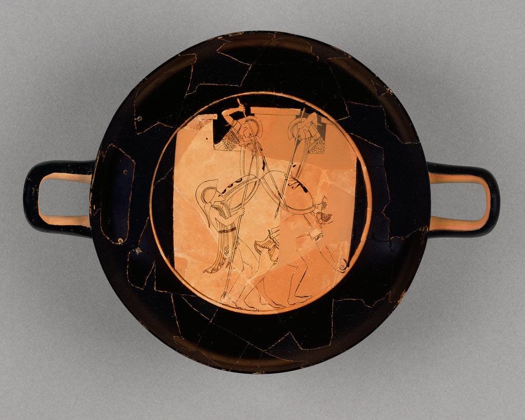 Detail of Red-Figure Kylix by Apollodoros