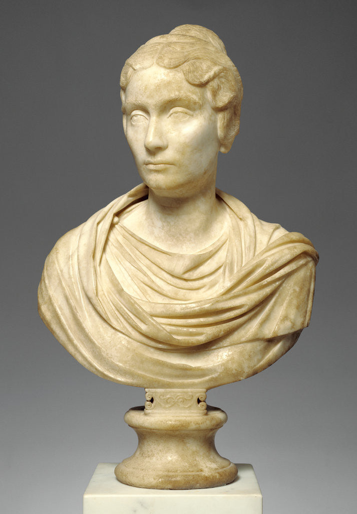 Detail of Portrait Bust of a Woman by Anonymous