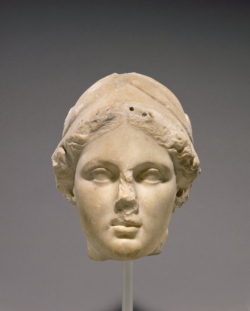 Detail of Head of Athena by Anonymous