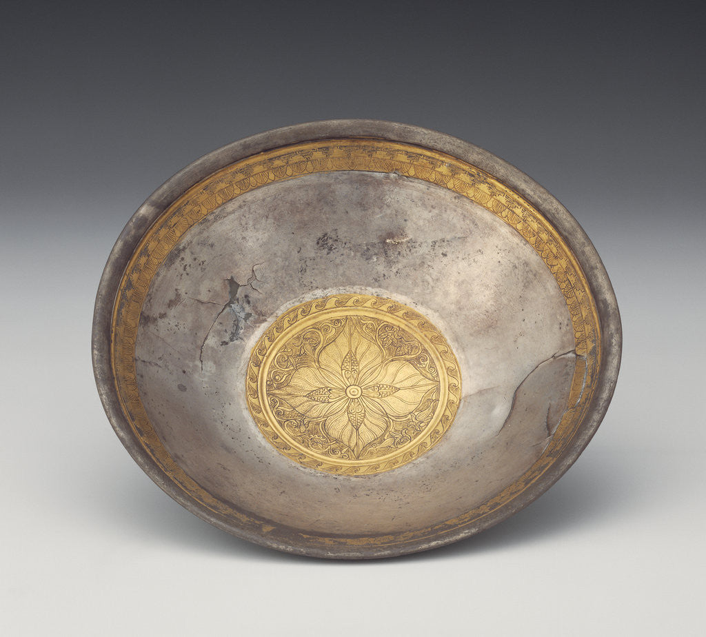 Detail of Bowl with Leaf Calyx Medallion by Anonymous