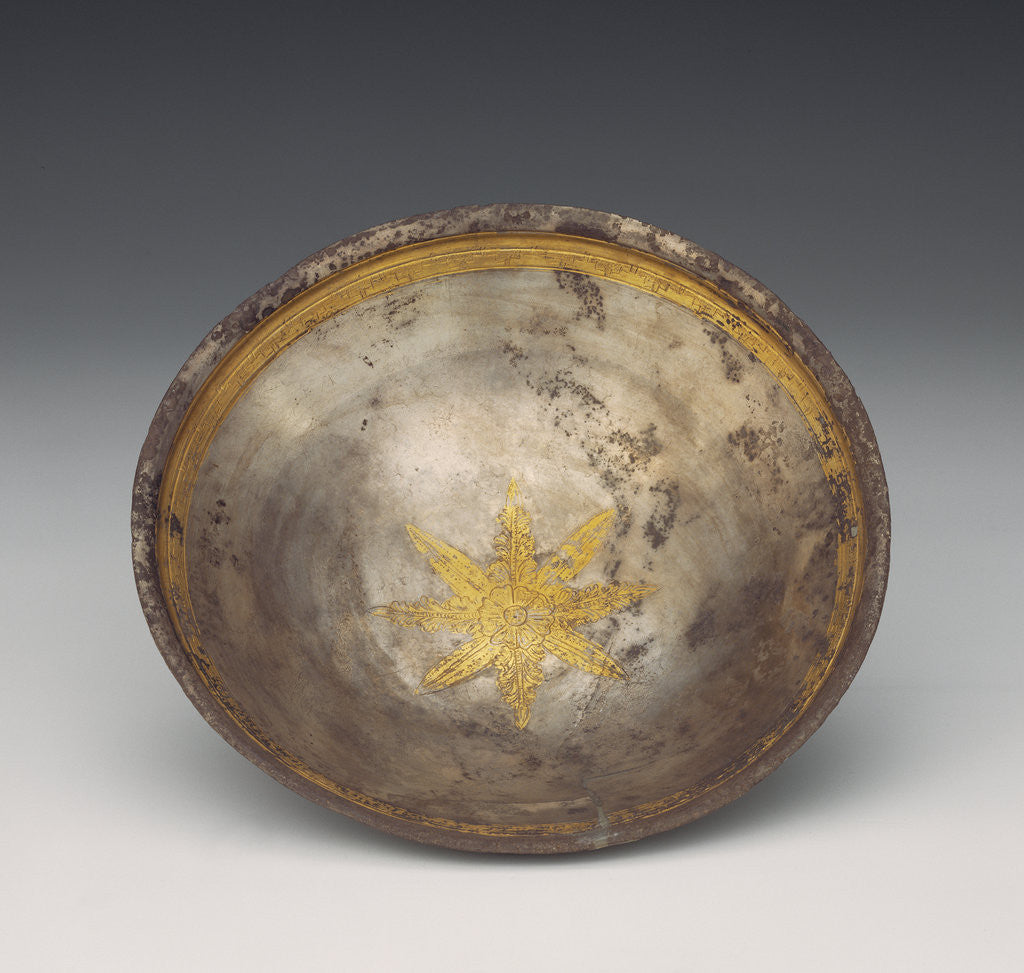 Detail of Bowl with Leaf Calyx Medallion by Anonymous