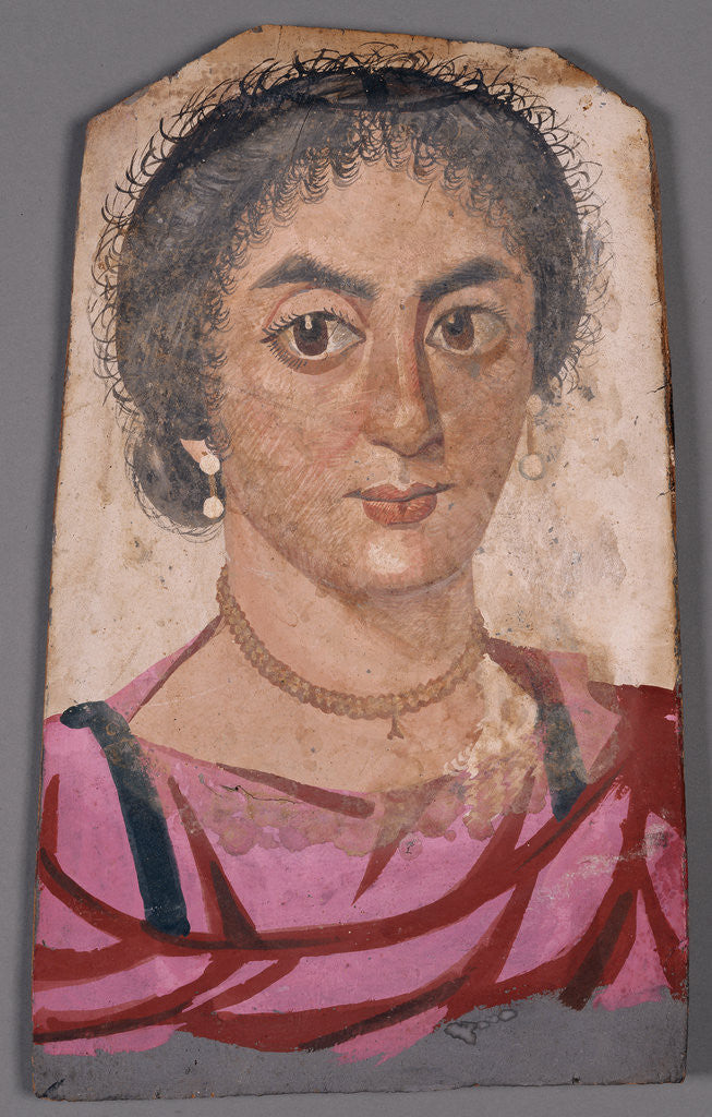 Detail of Mummy Portrait of a Young Woman by Anonymous
