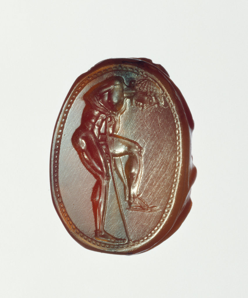 Detail of Engraved Scarab by Epimenes