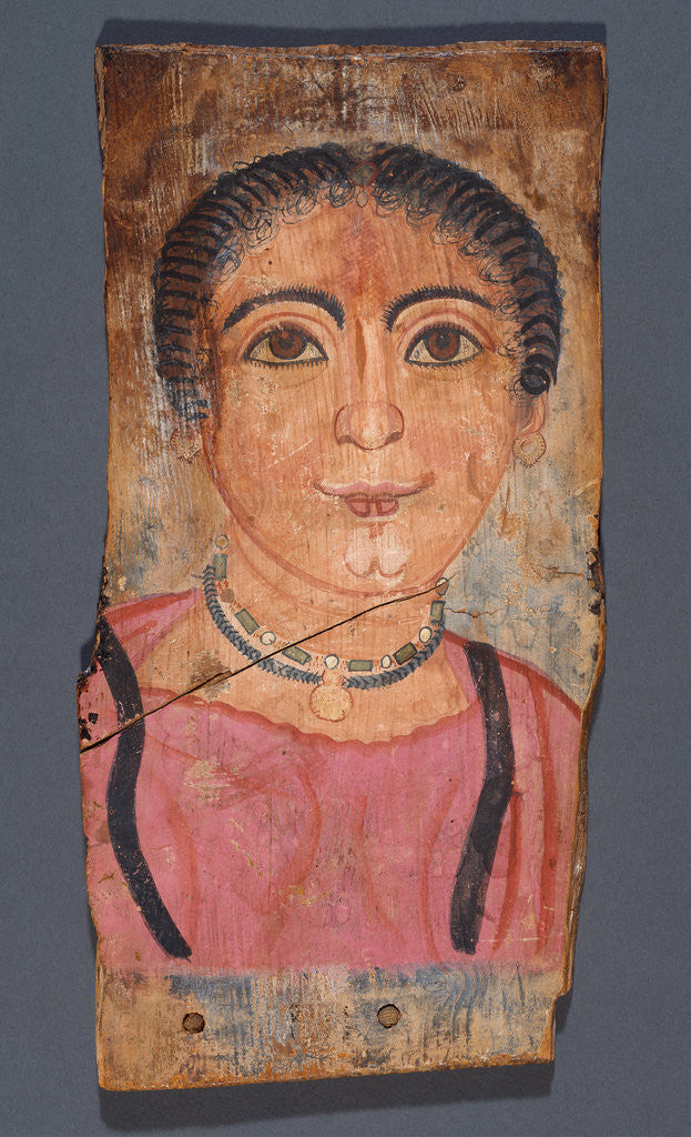 Detail of Mummy Portrait of a Woman by Anonymous