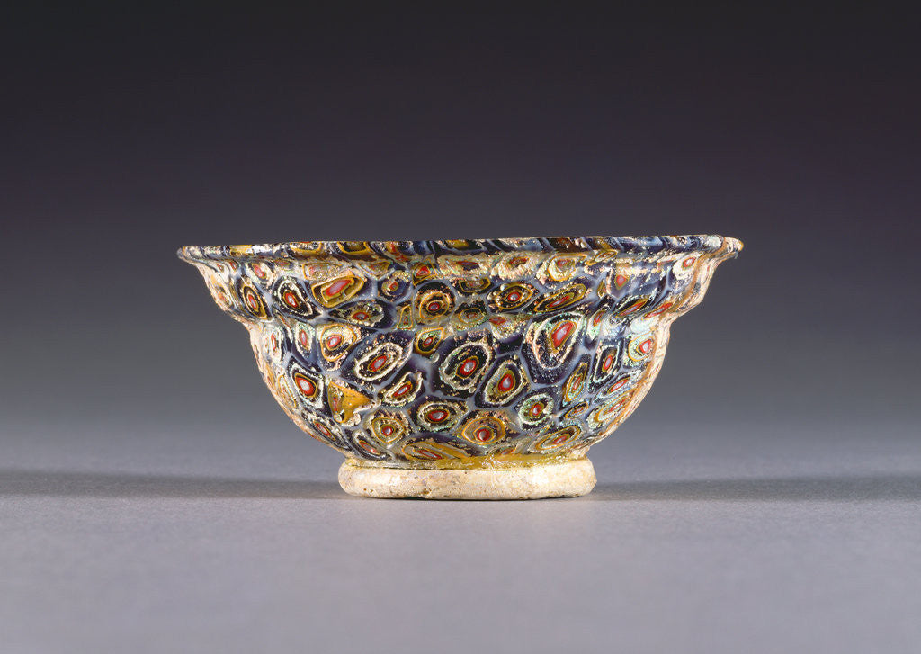 Detail of Mosaic Glass Bowl by Anonymous