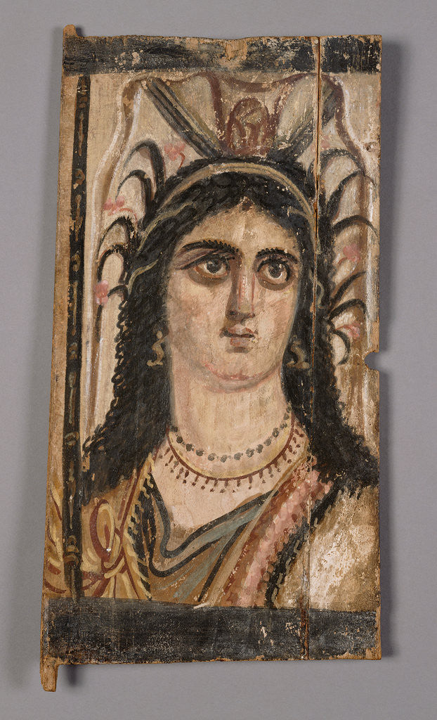 Detail of Panel with Painted Image of Isis by Anonymous
