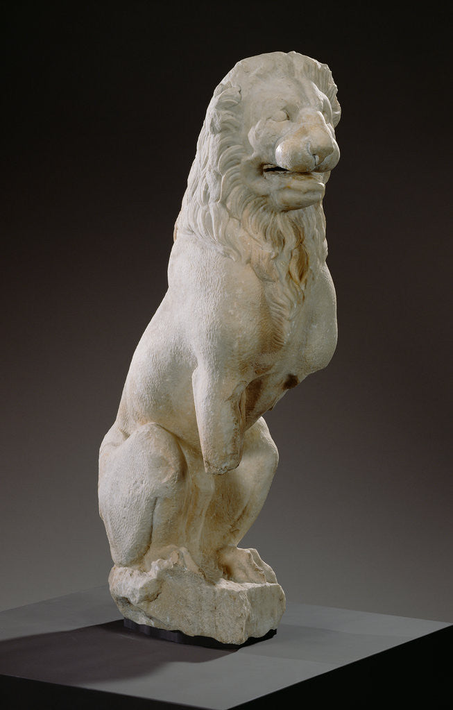 Detail of Funerary Lion by Anonymous