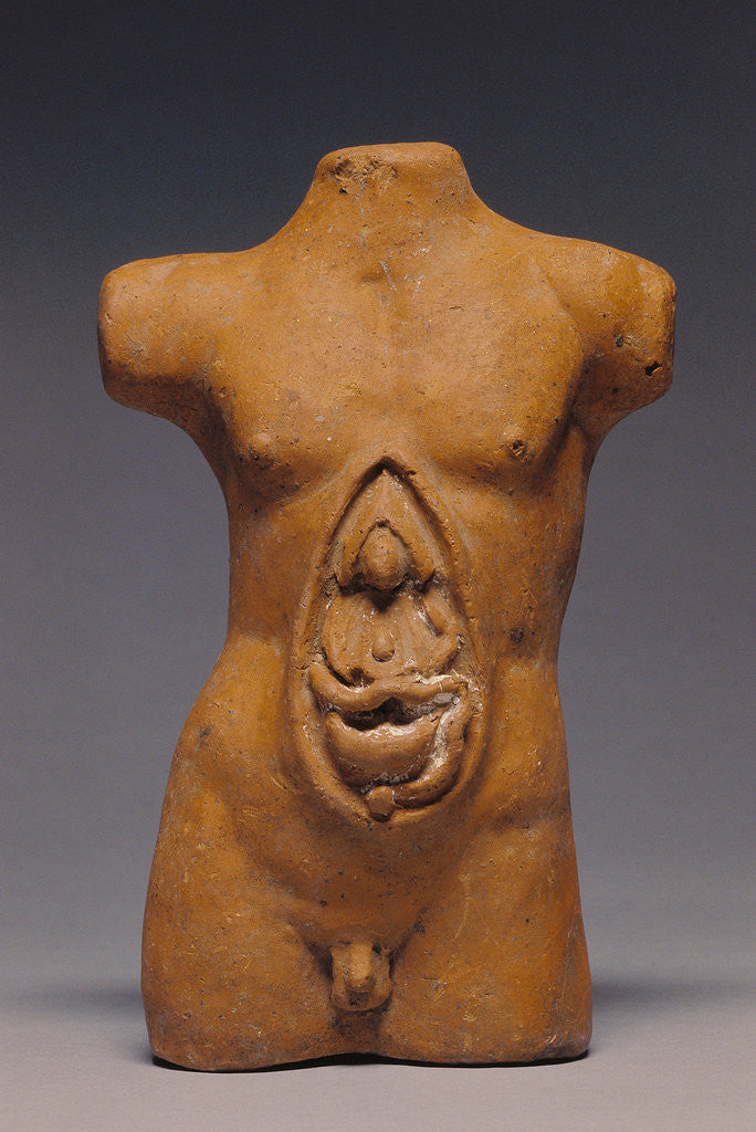 Detail of Votive Statuette by Anonymous