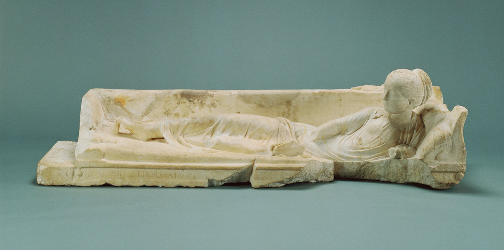 Kline Monument with a Reclining Girl by Anonymous