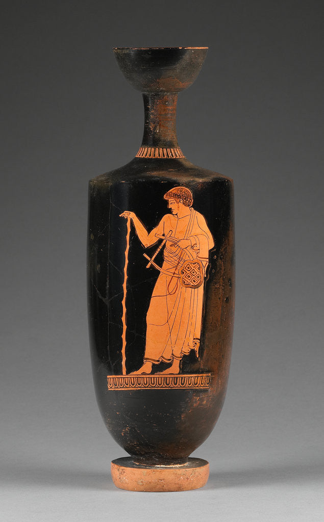 Detail of Attic Red-Figure Lekythos by Eucharides Painter