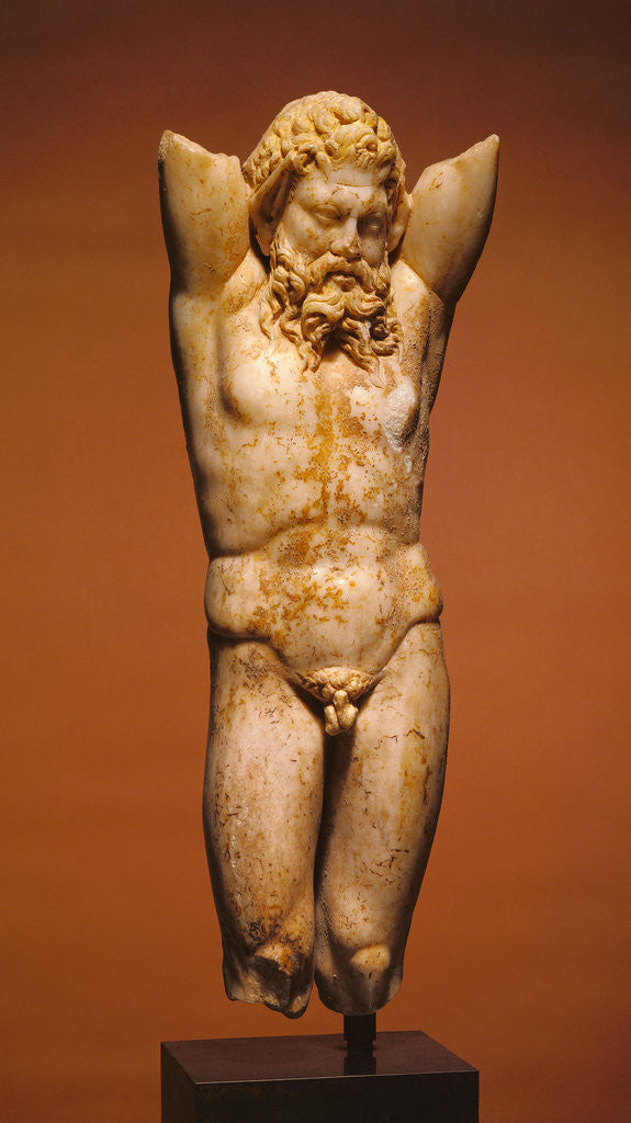 Detail of Furniture Support Shaped as a Hanging Marsyas by Anonymous