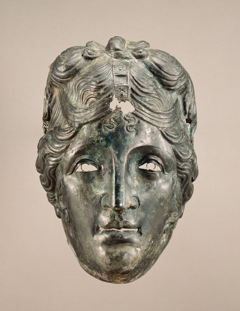 Detail of Face Mask from Parade Helmet by Anonymous