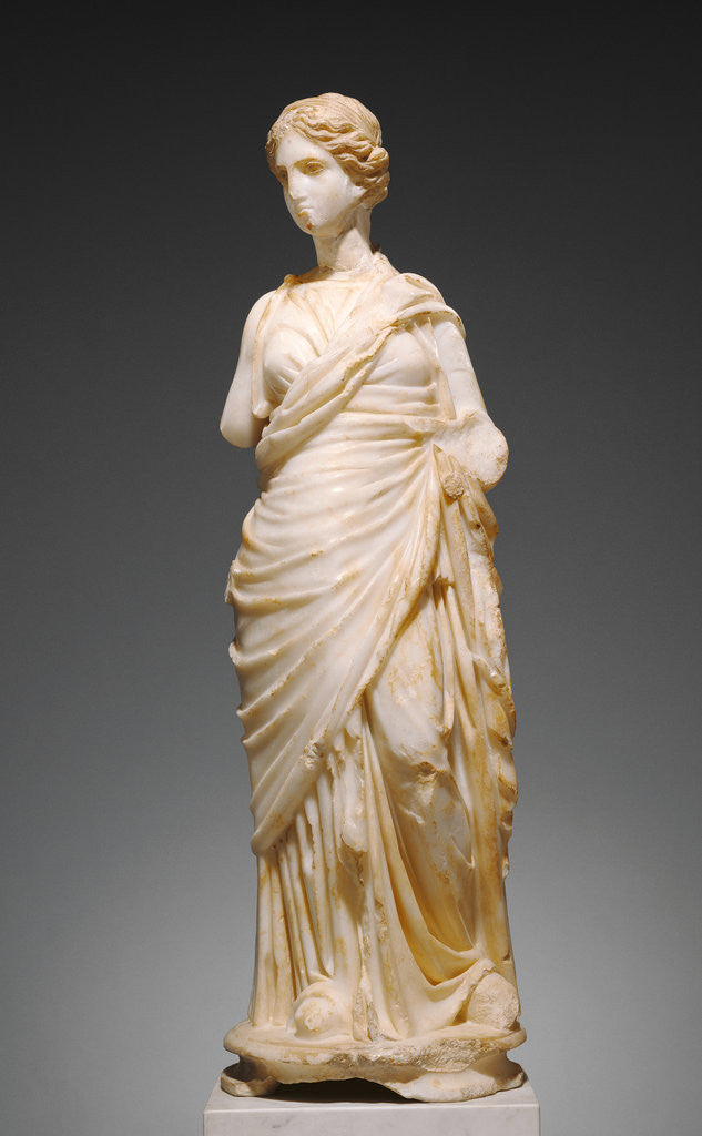 Detail of Statue of a Muse by Anonymous