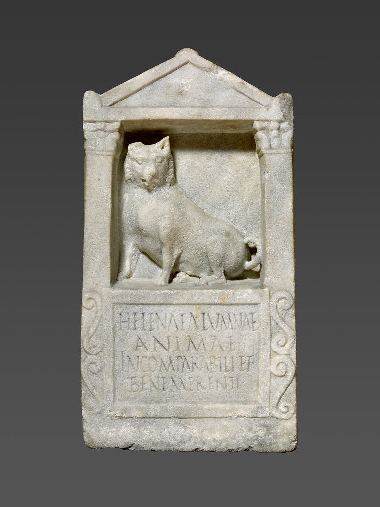 Detail of Grave Stele For Helena by Anonymous
