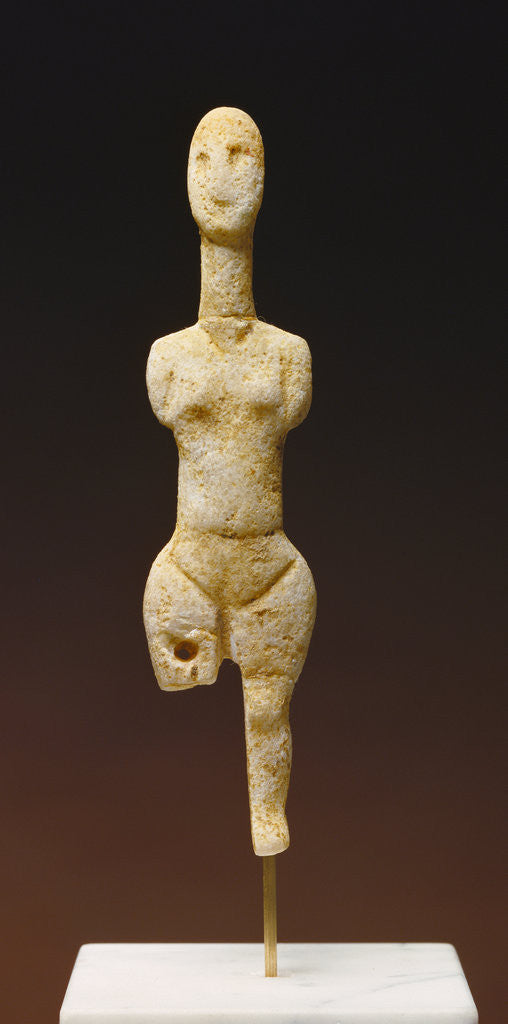 Detail of Statuette of a Female Figure by Anonymous