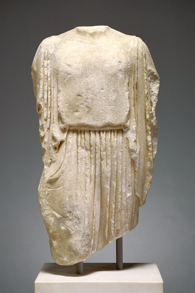 Detail of Statue of a Kore (The Elgin Kore) by Anonymous