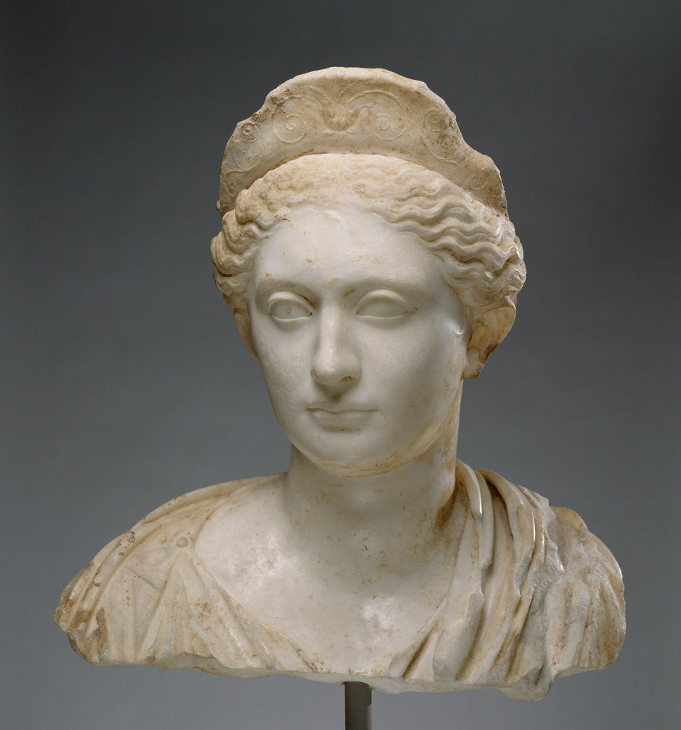 Detail of Bust of a Woman by Anonymous