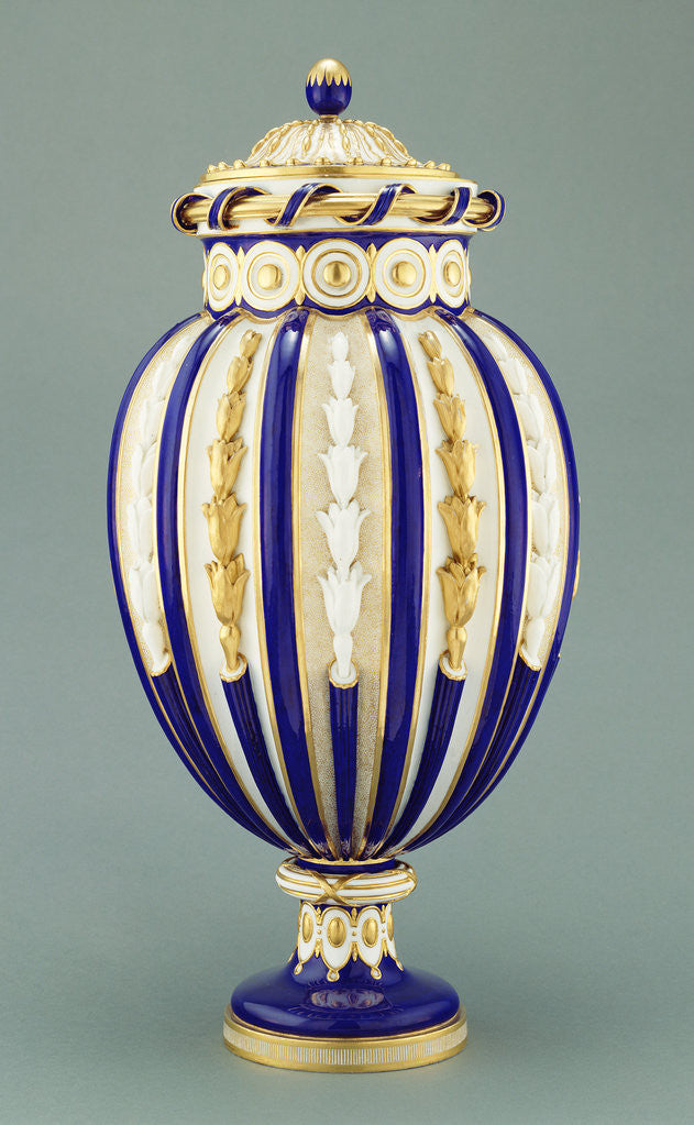 Detail of Vase (vase à chaîne or vase à côte de melon) by Sèvres Manufactory